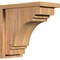 Ekena Millwork Pescadero Smooth Corbel w/Backplate, Western Red Cedar, 7 1/2"W x 14"D x 14"H COR08X14X14PEC01SWR - alternate 1